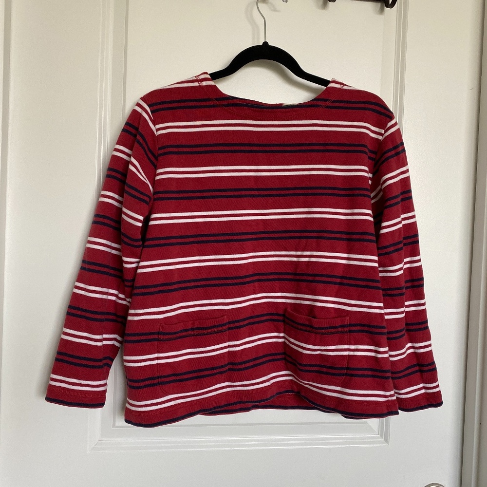 L L Bean Striped Sweater